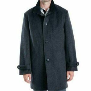 London Fog, Men's Clark Classic-Fit Overcoat, Char